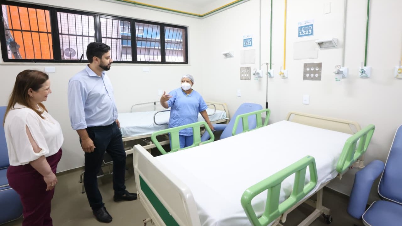 interior da enfermaria do IJF